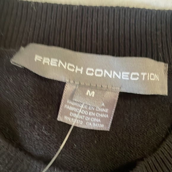 French Connection color block rainbow stripe sweater jumper sz M worn once - Picture 3 of 7